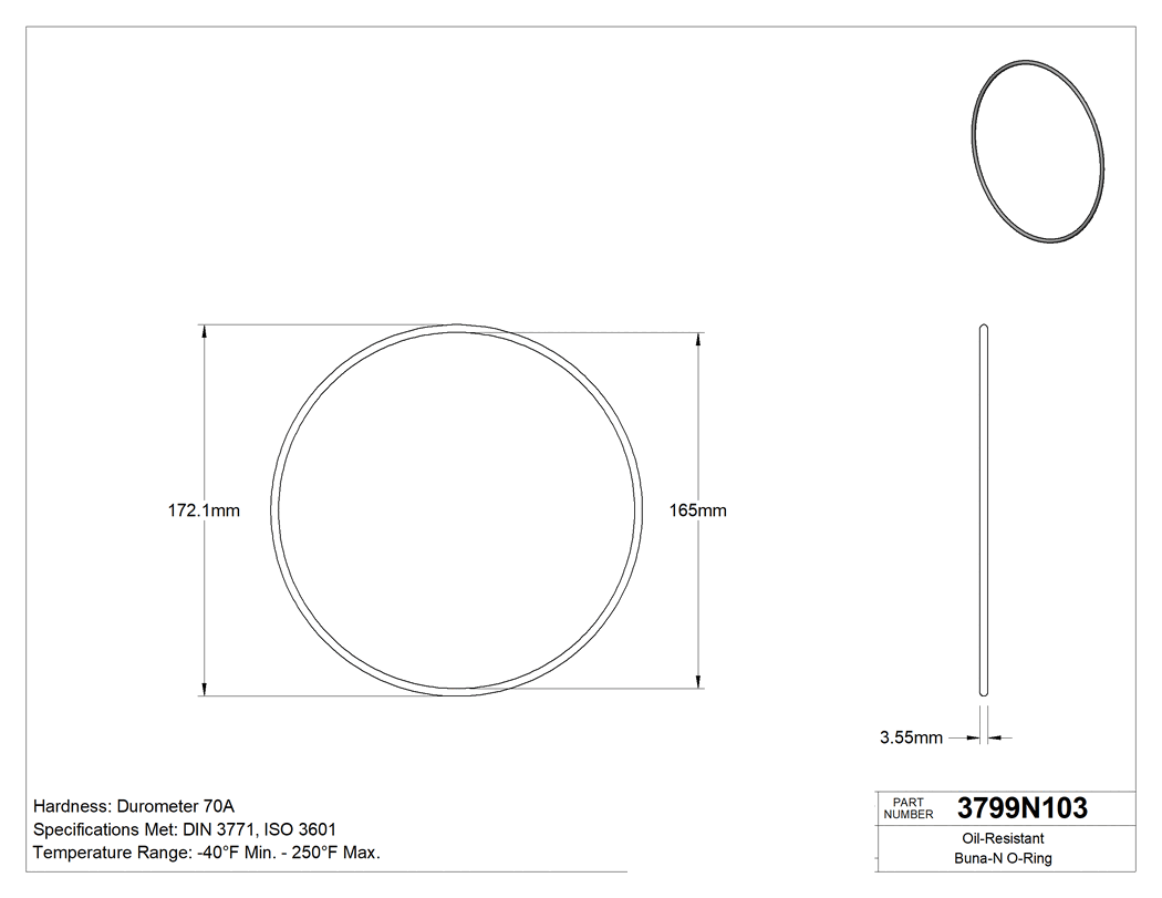 Technical drawing - 3799N103
